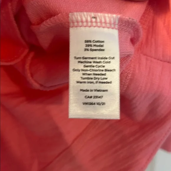 T by Talbots baby pink full zip ladies active jacket size Small athleisure New - Picture 5 of 6